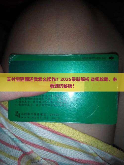 支付宝怎么延期还款啊