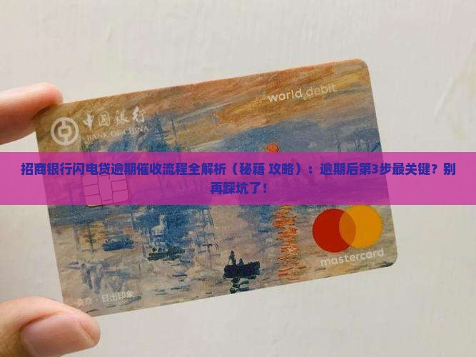 招商银行闪电贷逾期催收流程