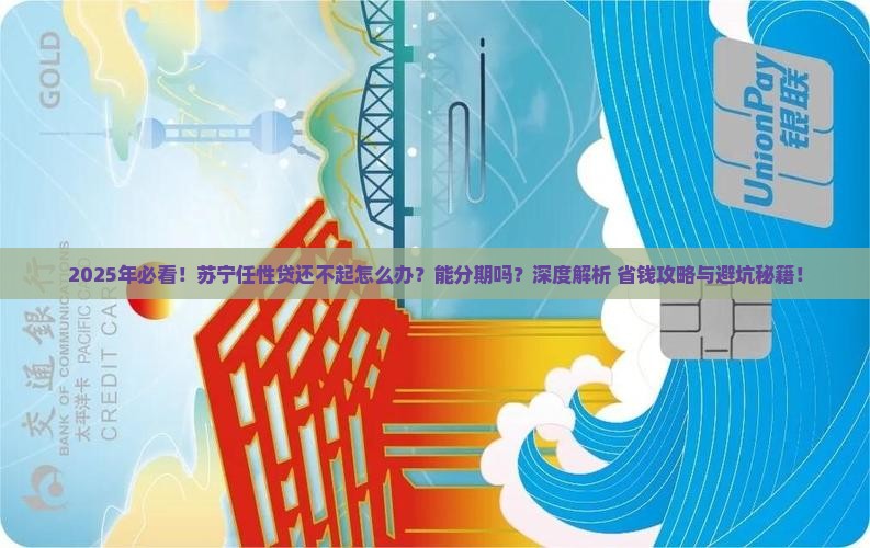 如何处理苏宁任性贷还不起能分期吗问题