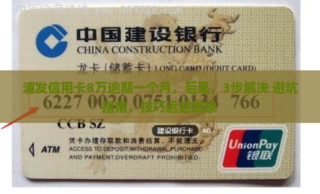 浦发信用卡8万逾期一个月