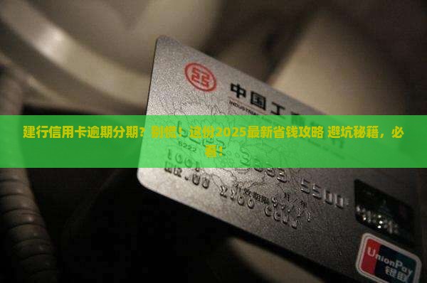 建设银行信用卡逾期个性化分期该如何处理