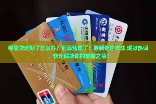 锦囊贷逾期了怎么办处理方法分享