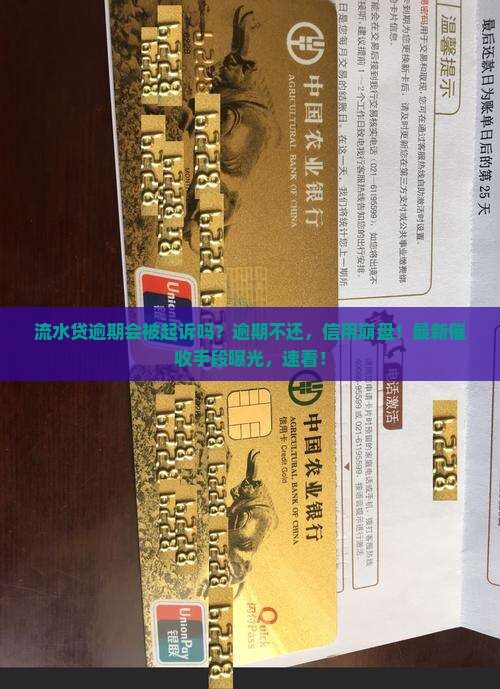 流水贷逾期会被起诉吗