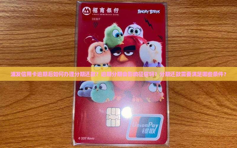 浦发信用卡逾期如何分期还款