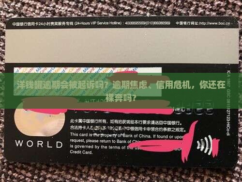 洋钱罐逾期会被起诉吗怎么办理