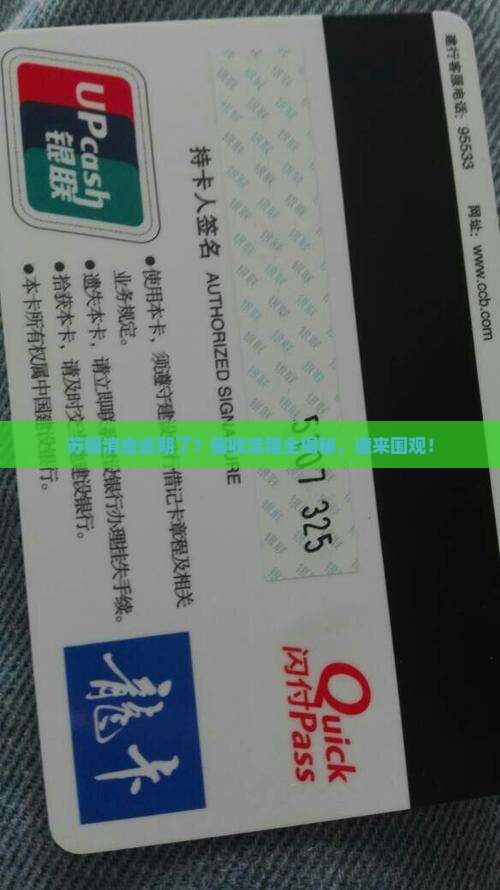 苏银消金逾期催收流程