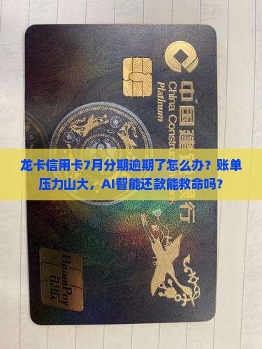 龙卡信用卡7月分期逾期
