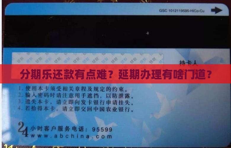 分期乐延期还款需要哪些手续 分期乐延期还款需要哪些手续