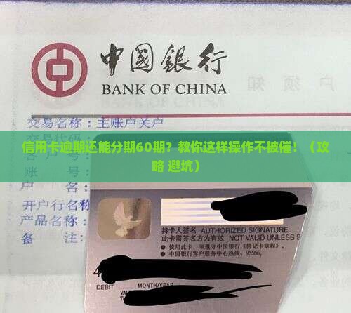 信用卡逾期如何申请60期分期付款