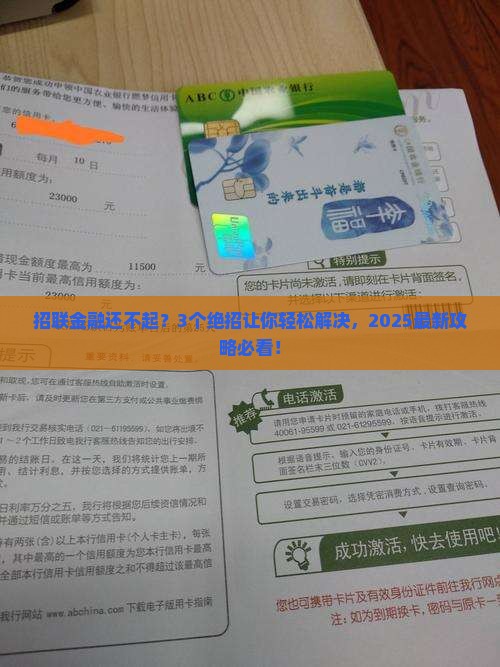 暂时无力偿还招联金融贷款怎么办