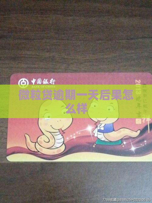 微粒贷逾期一天后果怎么样