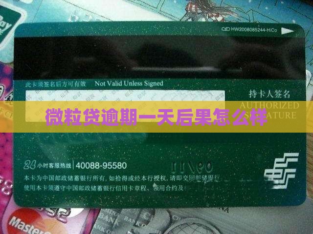 微粒贷逾期一天后果怎么样