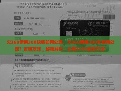 欠360借条300块钱如何处理