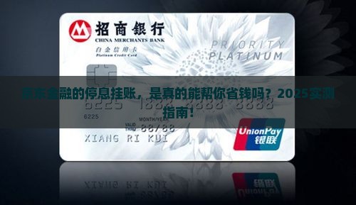 京东金融的停息挂账什么意思