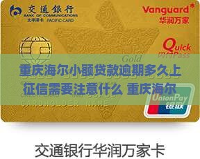 重庆海尔小额贷款逾期多久上征信需要注意什么