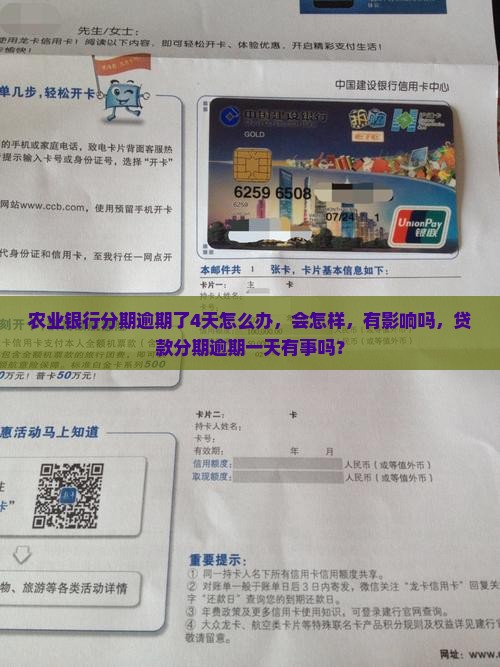 农业银行分期逾期了4天