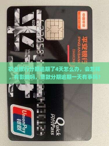 农业银行分期逾期了4天