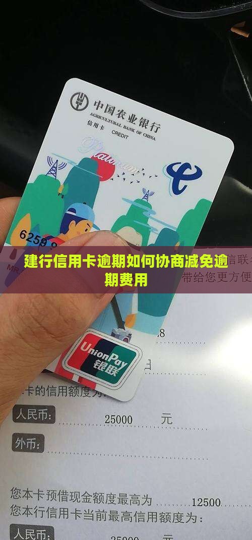 建行信用卡逾期如何减免逾期费用