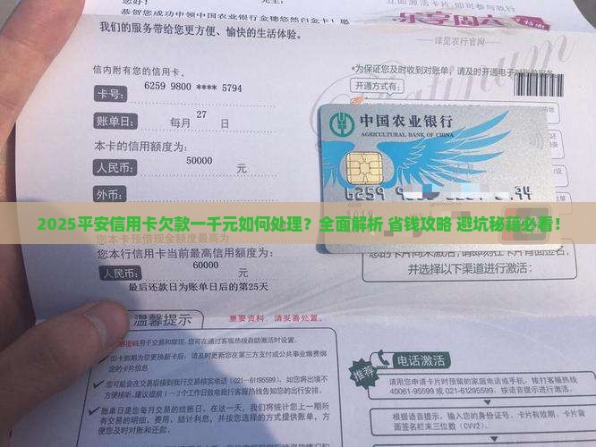 平安信用卡欠款一千元如何处理