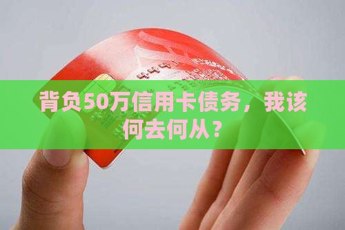 背负50万信用卡债务，我该何去何从？