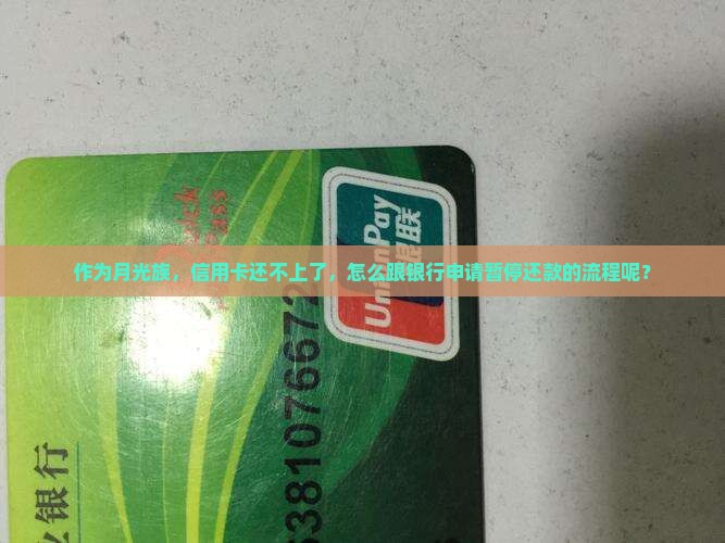 作为月光族，信用卡还不上了，怎么跟银行申请暂停还款的流程呢？