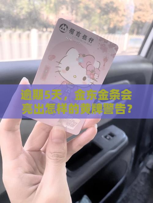 逾期5天，金东金条会亮出怎样的黄牌警告？