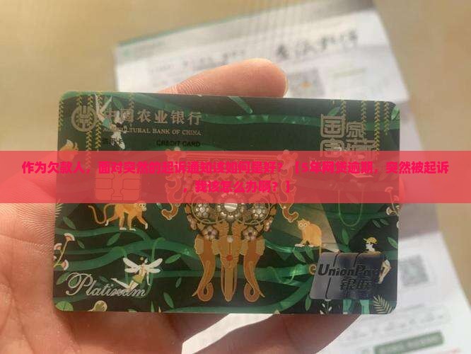 网贷逾期5年突然说要起诉我如何应对