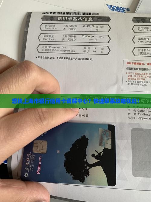 上海市银行信用卡调解中心如何联系