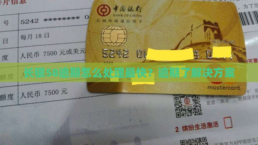 长银58逾期怎么处理最快