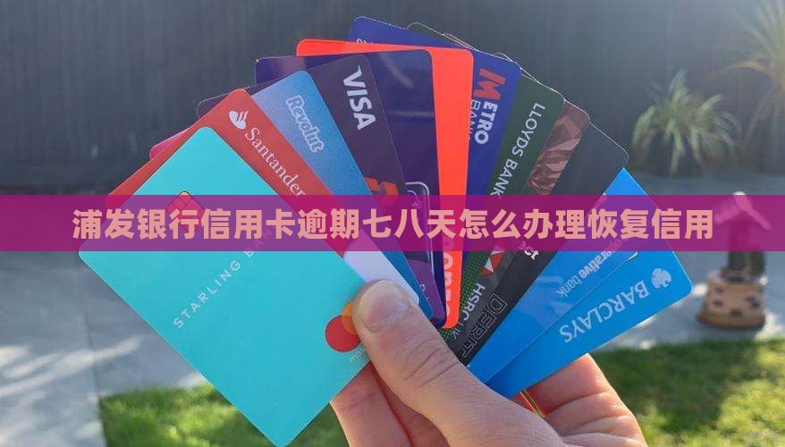 浦发银行信用卡逾期七八天怎么办