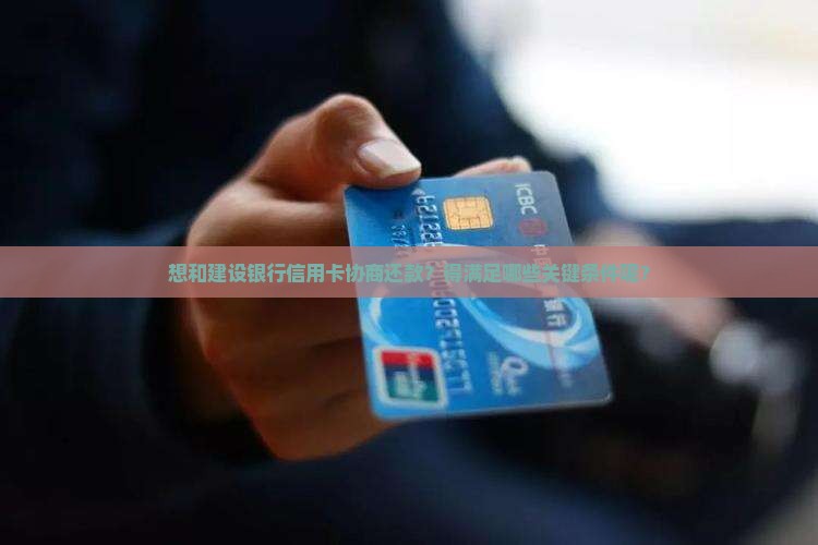 建设银行信用卡协商需要什么条件