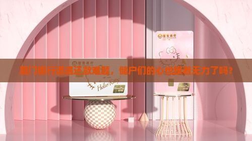 厦门银行无力还