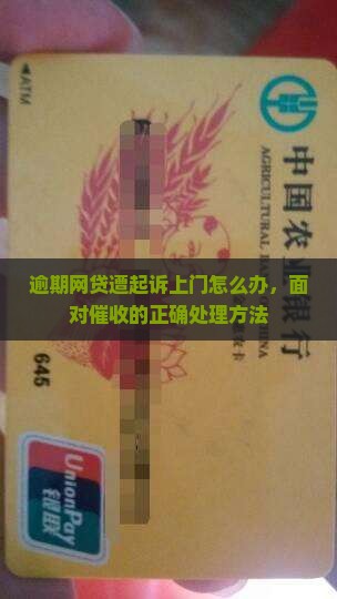 欠网贷被起诉有人上门怎么处理