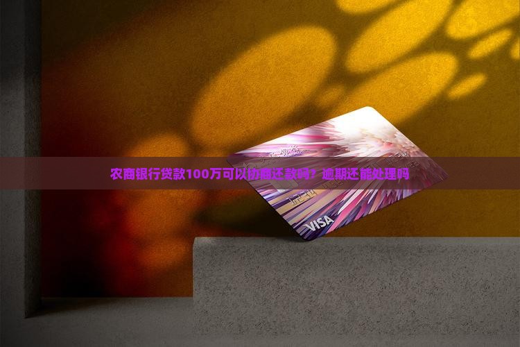 农商贷款100万能协商还款吗