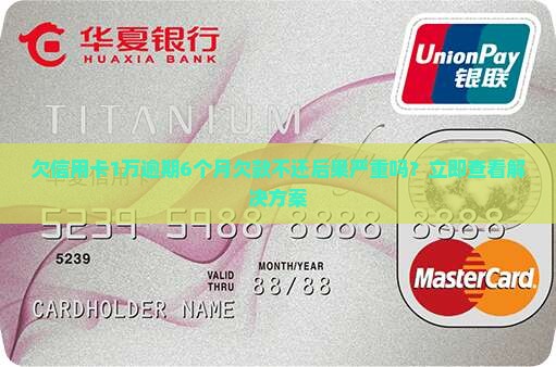 欠信用卡1万逾期6个月