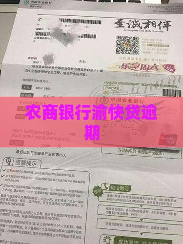 农商银行渝快贷逾期