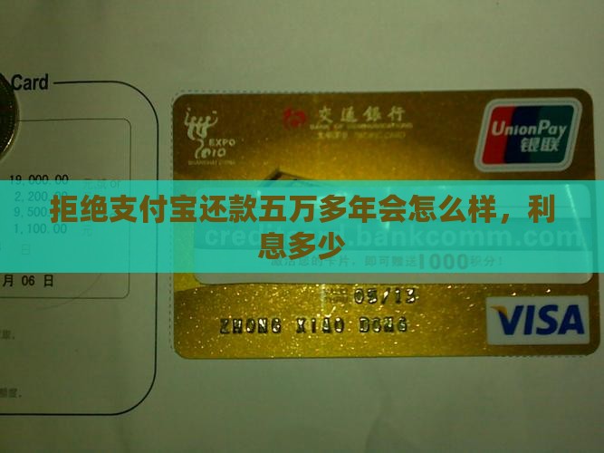 拒绝支付宝还款五万多年
