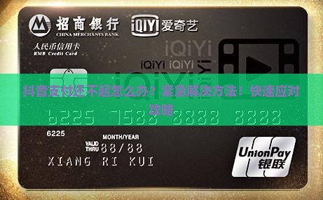 抖音支付还不起怎么办