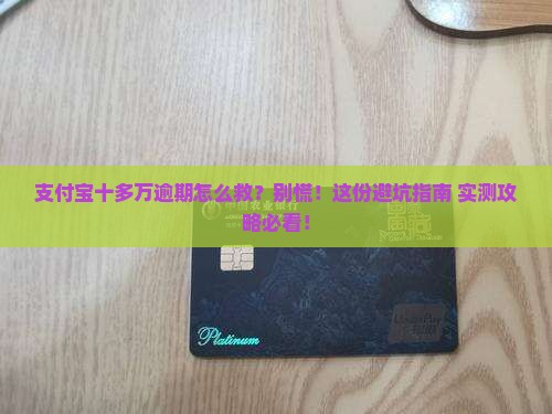 支付宝十多万逾期怎么处理