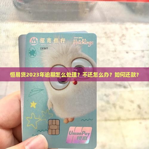恒易贷2023年逾期怎么办