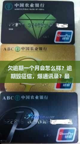 欠360借条逾期一个月会怎么样