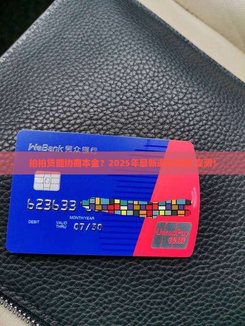 拍拍贷可以协商本金么