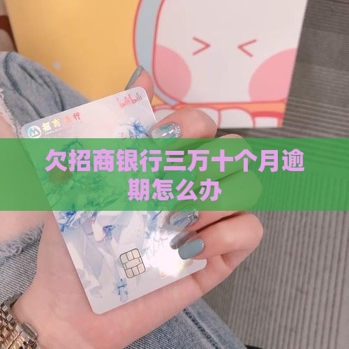 欠招商银行三万十个月怎么办