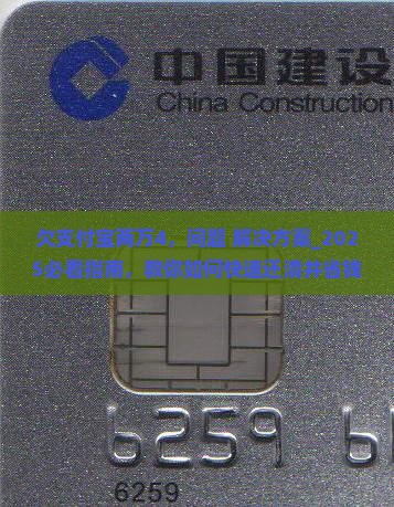 欠支付宝两万4如何处理