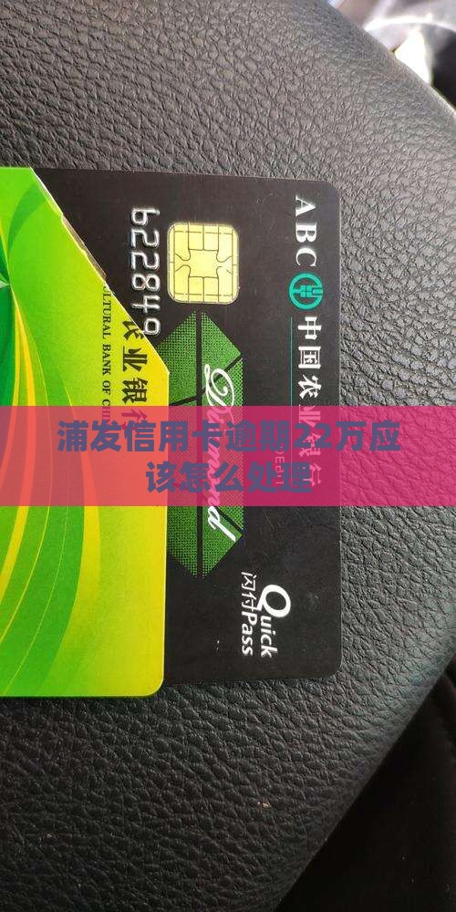 浦发信用卡逾期22万应该怎么处理