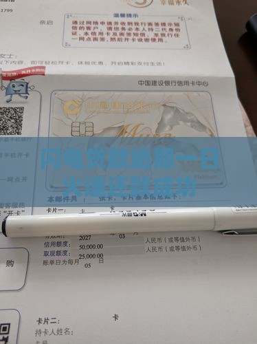闪电贷逾期一天后还款了