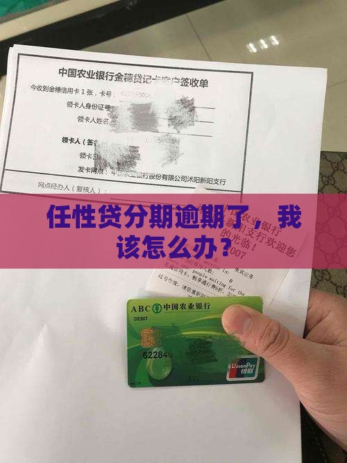 任性贷分期逾期如何处理