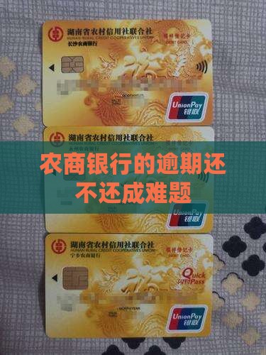 欠农商银行的钱不还