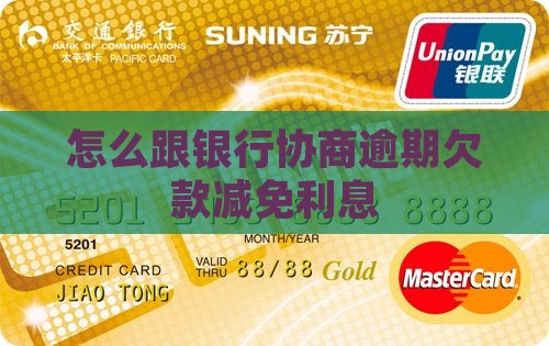 各种欠款比较多怎么跟银行协商减免利息