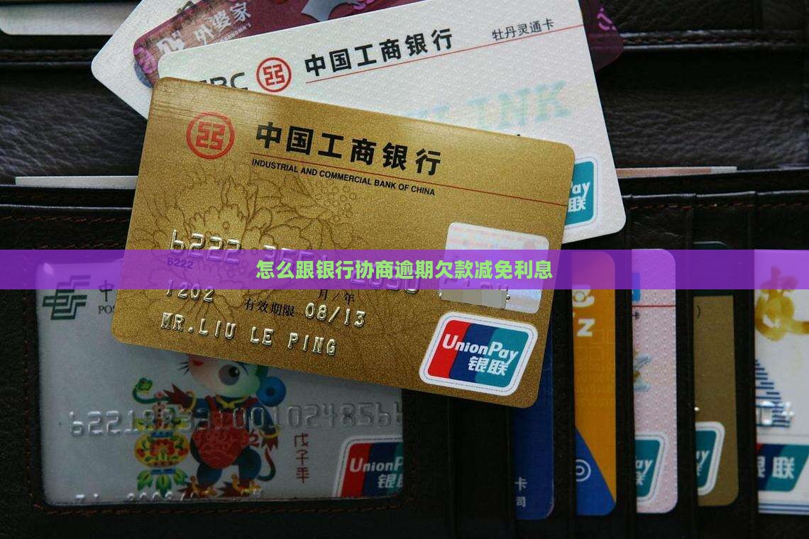 各种欠款比较多怎么跟银行协商减免利息